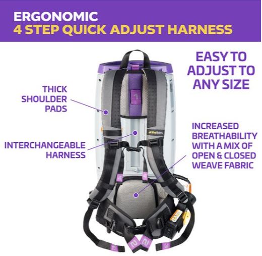 GoFit10 Backpack Vacuum - 10-quart