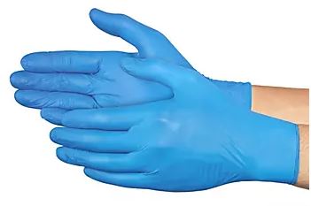 Powder Free Nitrile Gloves, Blue, X-Large, 100 per box