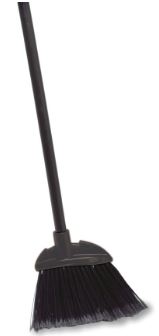 Lobby Broom, 7.5", Black - Polypropylene - Rubbermaid Executive Series