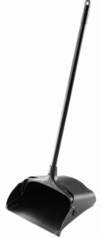Lobby Pro Upright Dust Pan, 12.75", Black - Rubbermaid Executive Series
