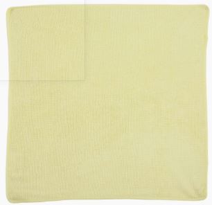 Microfiber Cloths, Light Duty, 16"x16", Yellow - 24 per pack - Rubbermaid