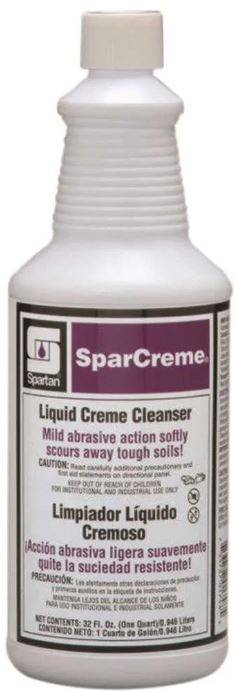 SparCreme Bathroom Creme Cleanser, RTU, 12 quarts per case