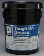 Tough on Grease Industrial Cleaner & Degreaser, 5 Gallon Pail, Fragrance Free - Spartan